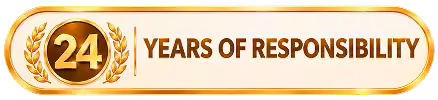24 years of responsibility