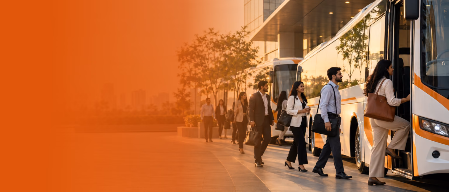 Corporate Employee Transportation Buses