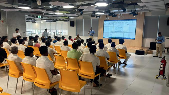 Driver training session