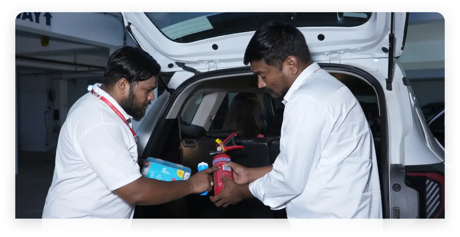 Vehicle compliance & safety checks feature